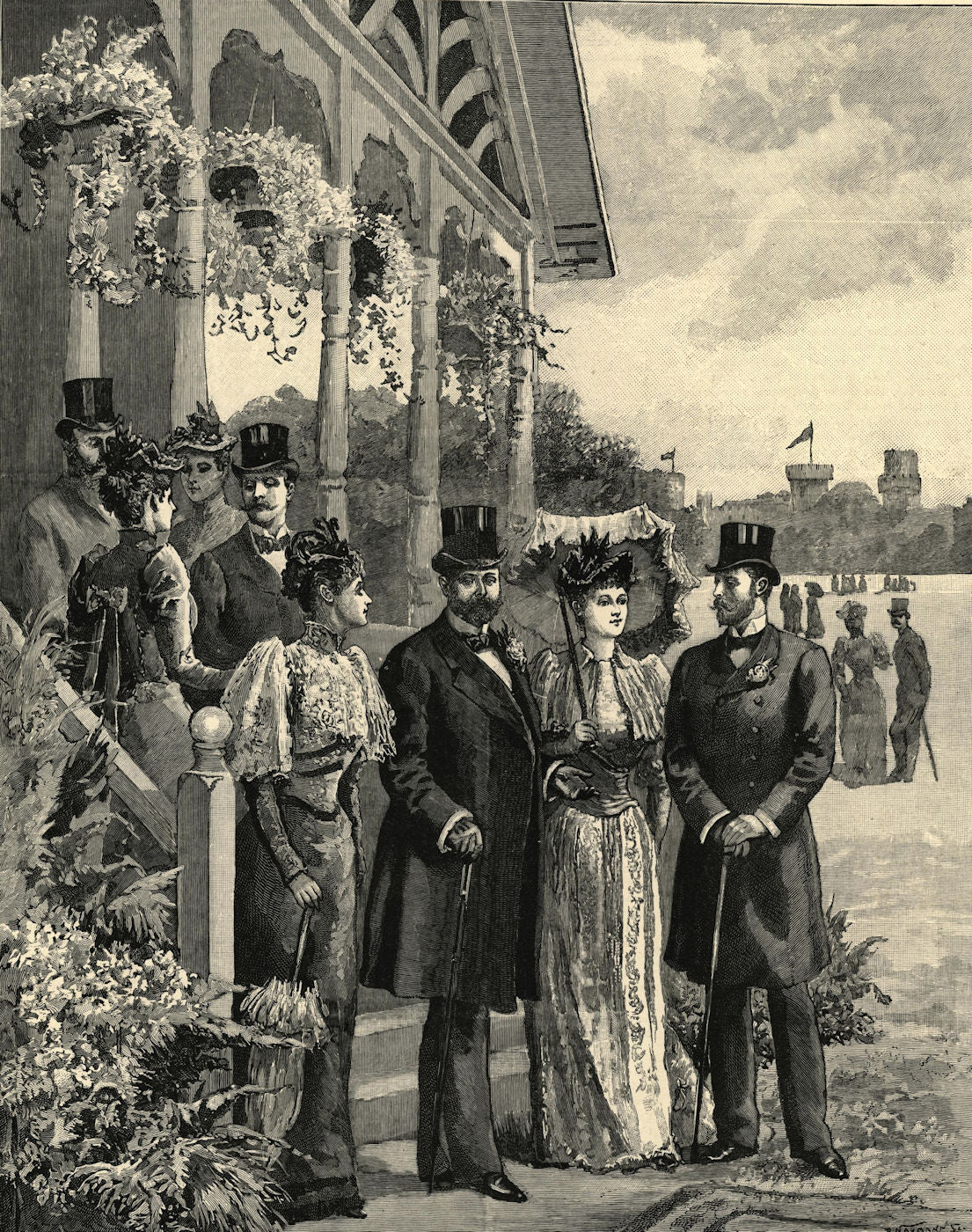 Prince of Wales Duke of York Royal Agricultural Society show, Warwick 1892